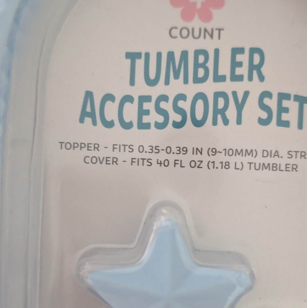 Tumbler‎ Accessory Set in Mint Or Light Blue - Picture 5 of 5